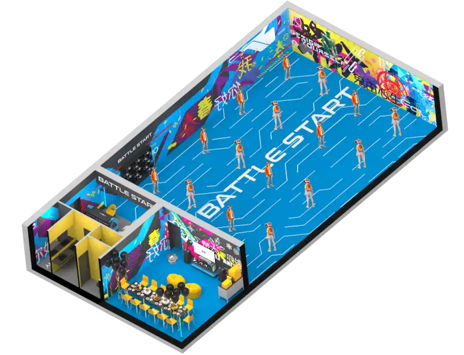 Large VR Arena 200+ sq meters
