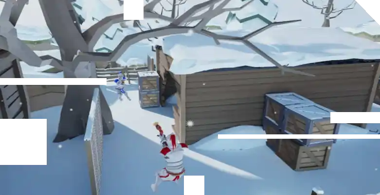 Snowballs VR winter game Snowballs VR winter game